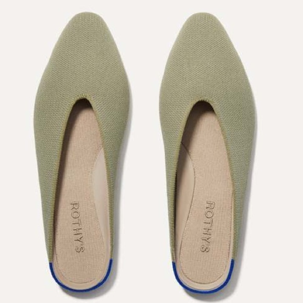 Rothy’s Almond Demi, 9.5 in Cedar